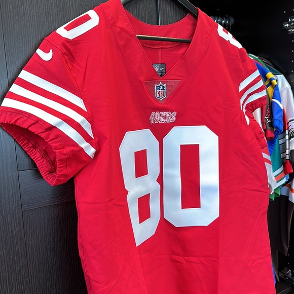Jerry Rice San Francisco 49ers Nike Vapor Elite Retired Player Jersey - Scarlet - Picture 3 of 8